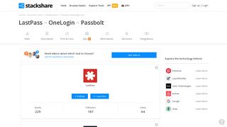 
                            5. LastPass vs Passbolt vs OneLogin 2019 Comparison of Password ...