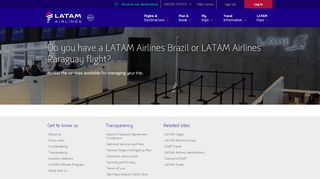 
                            8. LATAM Airlines Brazil Check-in and other Services