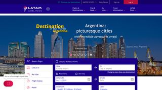 
                            7. LATAM Airlines USA | Cheap flights to South America | Official Site