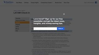 
                            10. LATAM Chile: Check-in Policy - SeatGuru