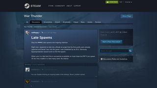 
                            5. Late Spawns :: War Thunder General Discussions - Steam Community