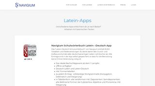 
                            4. Latein App | Latein-Lernsoftware + Latein-Vokabeltrainer Navigium