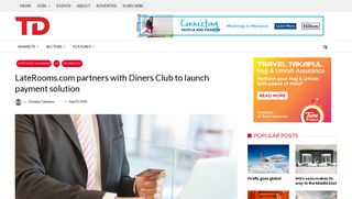 
                            7. LateRooms.com partners with Diners Club to launch payment solution