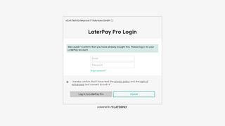 
                            6. LaterPay Pro Login