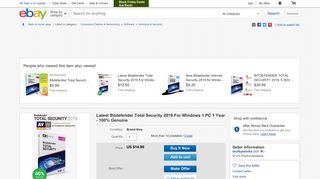
                            11. Latest Bitdefender Total Security 2019 For Windows 1 PC 1 Year ...