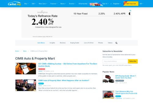 
                            5. Latest CIMB Auto & Property Mart - Carlist.my