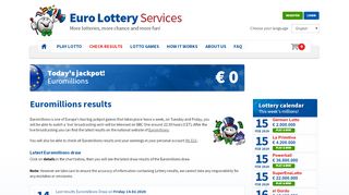 
                            10. Latest Euromillions draw results - els-lotto.com