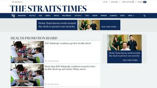 
                            7. Latest HEALTH PROMOTION BOARD | The Straits Times