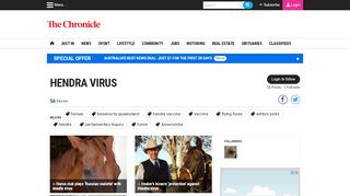 
                            12. Latest hendra virus articles | Topics | Chronicle