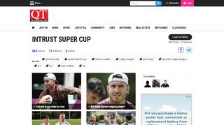 
                            12. Latest intrust super cup articles | Topics | Queensland Times