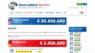 
                            8. Latest lottery results online - els-lotto.com