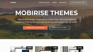 
                            6. Latest Mobirise Template, Themes, and Extensions 2019