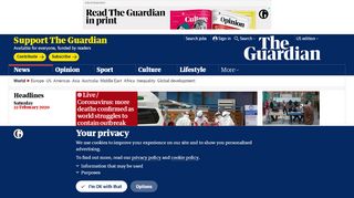 
                            7. Latest news from around the world | The Guardian