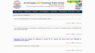 
                            6. Latest News & Updates - Welcome :: AGDAV Centenary Public School ...