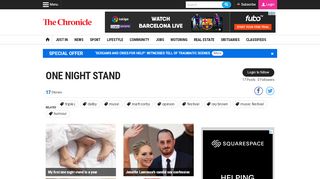 
                            9. Latest one night stand articles | Topics | Chronicle