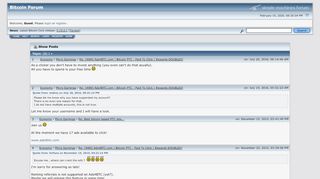 
                            6. Latest posts of: ads4btc - Bitcointalk