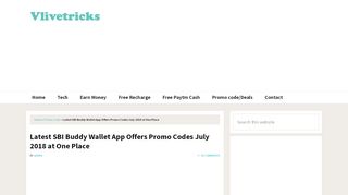 
                            6. Latest SBI Buddy Wallet App Offers Promo Codes July 2018 at One ...