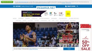 
                            6. Latest Sports News, Scores And Highlights | Inquirer.net