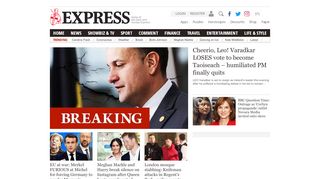
                            6. Latest UK and World News, Sport and Comment | Express.co.uk