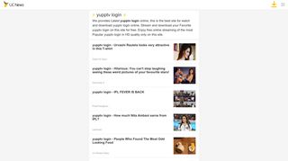 
                            7. Latest yupptv login - yupptv login Free Download - UC News