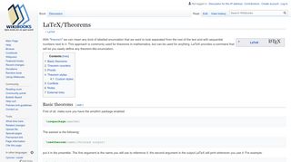 
                            11. LaTeX/Theorems - Wikibooks, open books for an open world