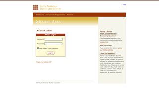 
                            11. Latin American Studies Association: Login