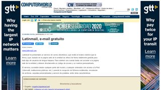 
                            9. Latinmail, e-mail gratuito | Economía digital | ComputerWorld