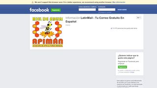 
                            7. LatinMail - Tu Correo Gratuito En Español | Facebook