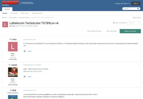 
                            7. Lattelecom Technicolor TG789Lvn v4 - Datortīklu tehnika - boot ...