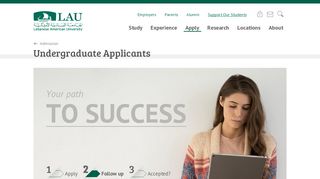 
                            3. LAU | Admissions, Aid and Scholarships | Track your ...