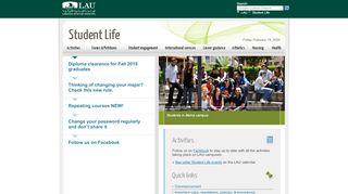 
                            11. LAU | Student Life