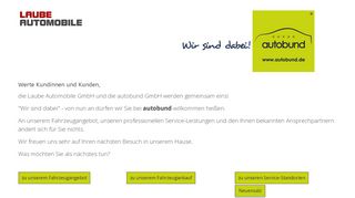 
                            9. Laube Automobile: Fahrzeugsuche und Service