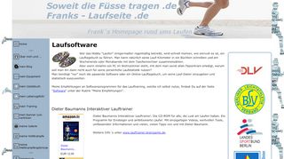 
                            11. Laufsoftware - Franks-Laufseite.de - Frank´s Homepage rund ums ...