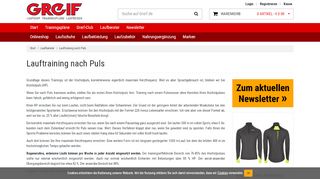 
                            13. Lauftraining nach Puls - Greif.de