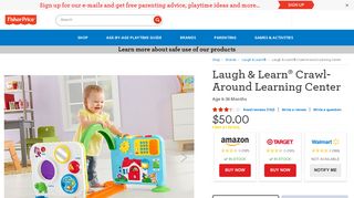 
                            9. Laugh & Learn Crawl-Around Learning Center | DHC26 | Fisher-Price