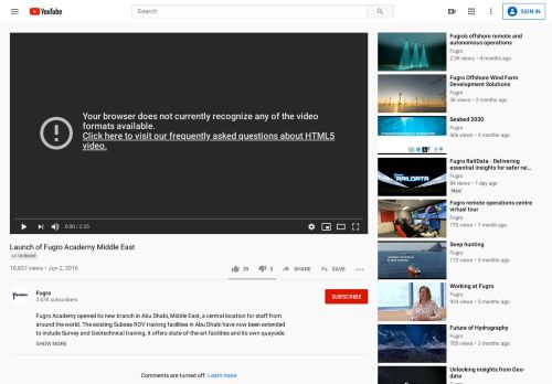 
                            4. Launch of Fugro Academy Middle East - YouTube