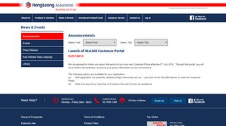 
                            3. Launch of HLA360 Customer Portal - Hong Leong ...