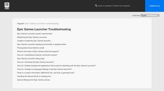 
                            6. Launcher Troubleshooting - Epic Games | Support Center Support