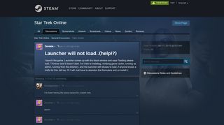 
                            8. Launcher will not load..(help!?) :: Star Trek Online General Discussions