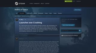 
                            7. Launcher.exe Crashing :: Riders of Icarus General Discussions