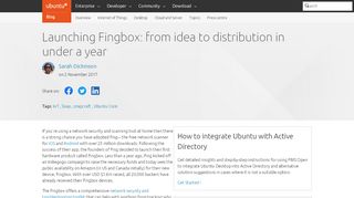 
                            10. Launching Fingbox: from idea to distribution in under a year | Ubuntu ...