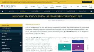 
                            10. Launching My School Portal: Keeping Parents Informed 24/7