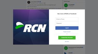 
                            5. Laura Hash - I received this email supposedly from RCN.... | Facebook