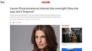
                            11. Lauren Duca became an internet star overnight. Now, she says she's ...