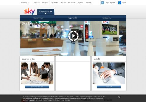
                            3. Lavora con noi | Sky Italia