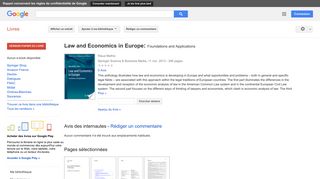 
                            11. Law and Economics in Europe: Foundations and Applications