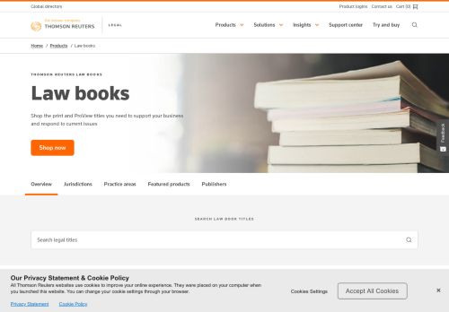 
                            5. Law Books | Thomson Reuters Legal