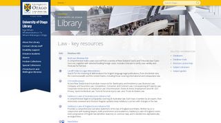 
                            13. Law databases, Library, University of Otago, New Zealand
