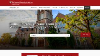 
                            3. Law Degrees Available Online | @WashULaw