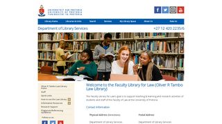 
                            8. Law - Department of Library Services - University of Pretoria